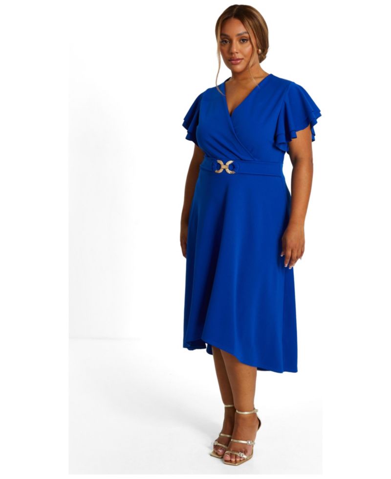 Women's Plus Size Dip Hem Dress