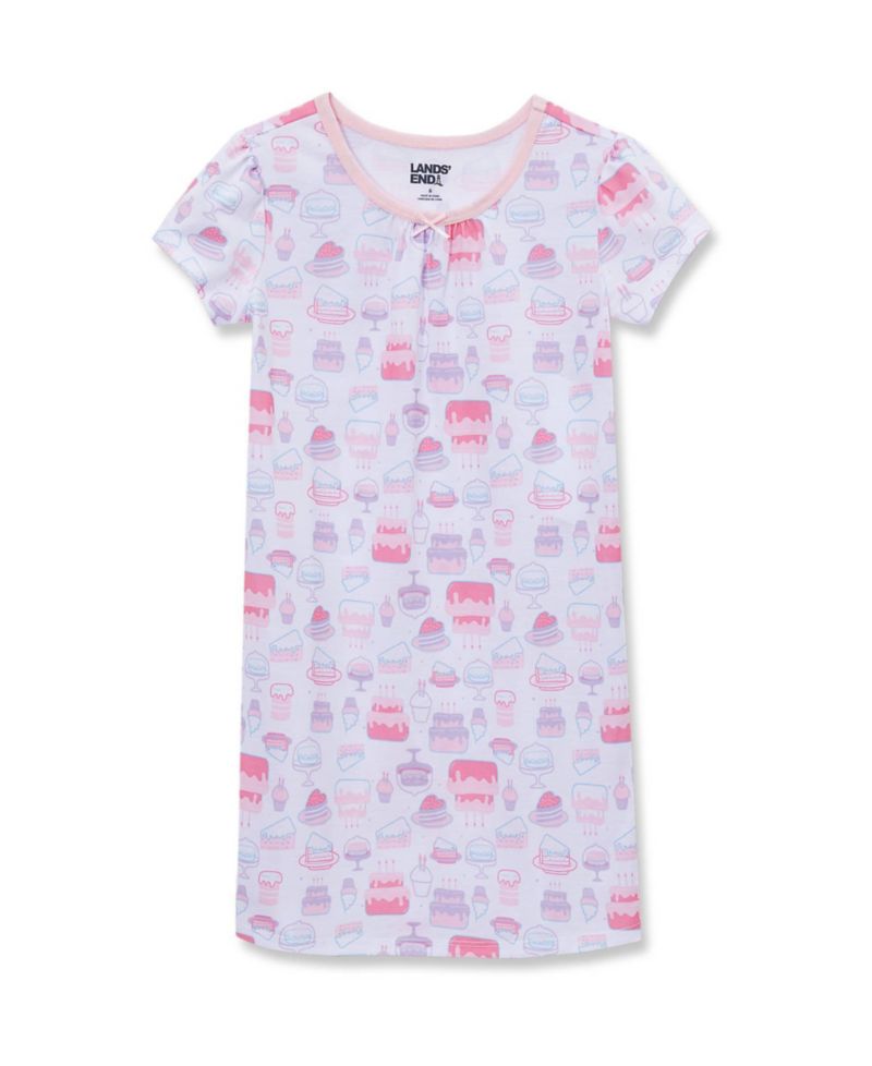 Big Girls Short Sleeve Nightgown