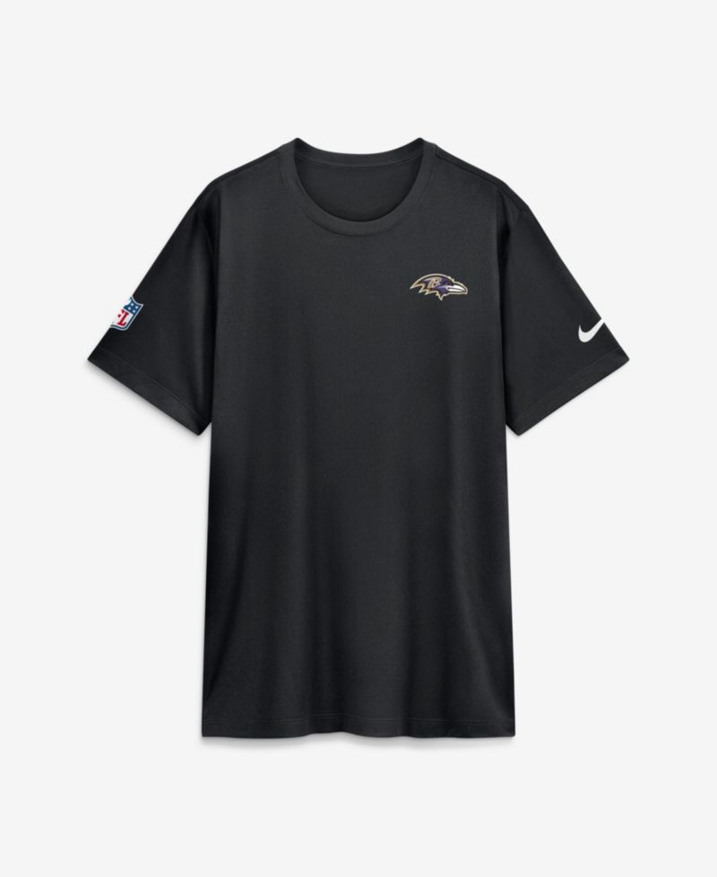 Men's Black Baltimore Ravens Alt Legend Small Logo Dri-FIT T-Shirt