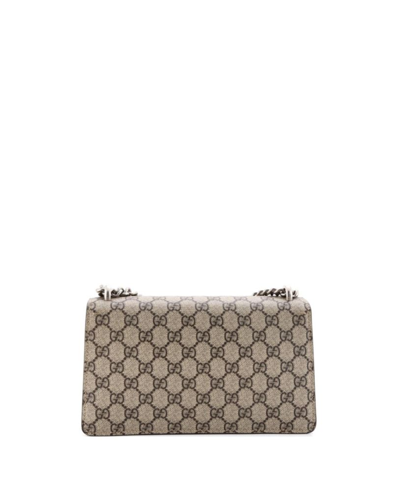 Small Dionysus Bag GG Coated Canvas with Crystal Embellished Metal