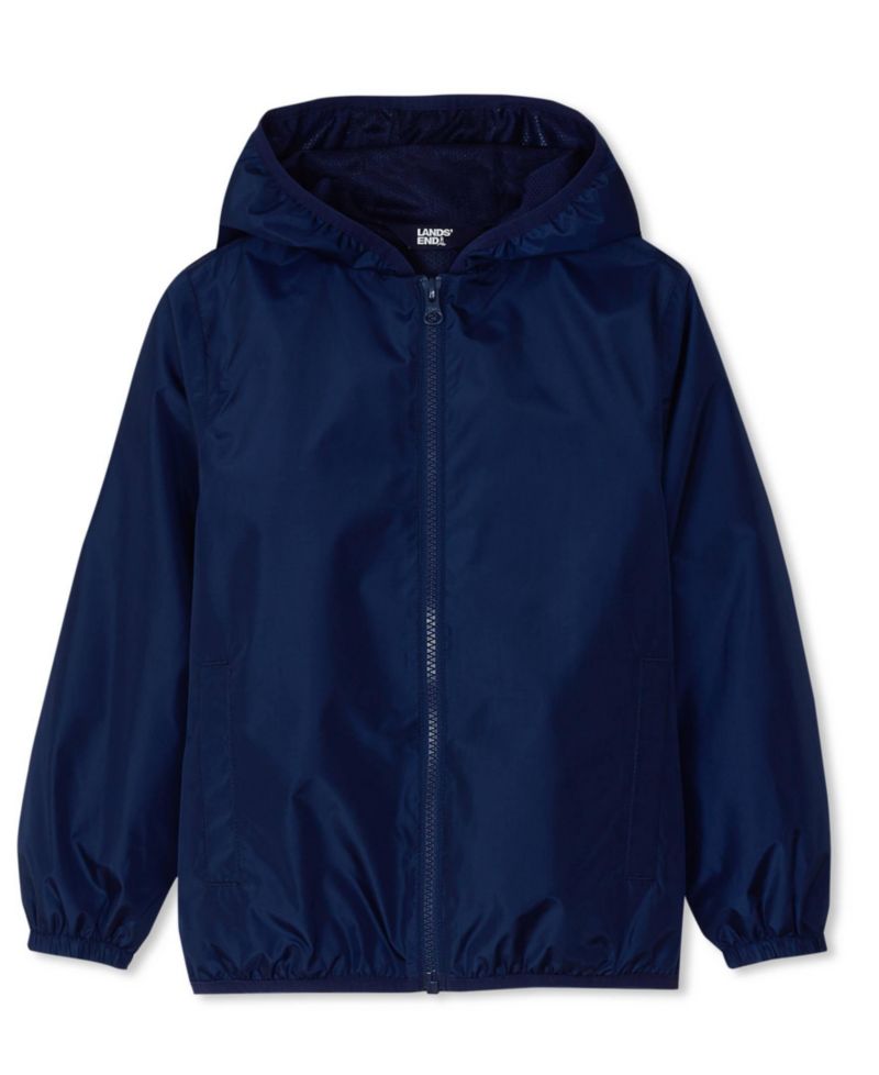 Kids Waterproof Hooded Packable Rain Jacket