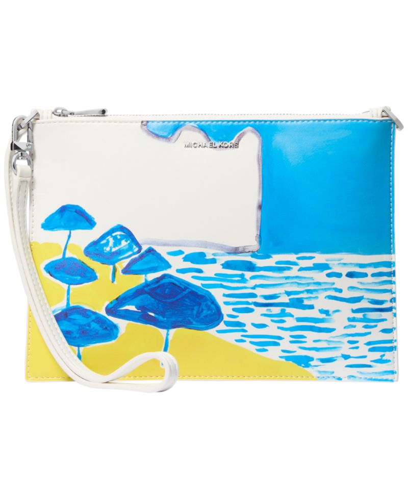 Michael Kors x Christina Zimpel Jet Set Extra-Large Convertible Wristlet