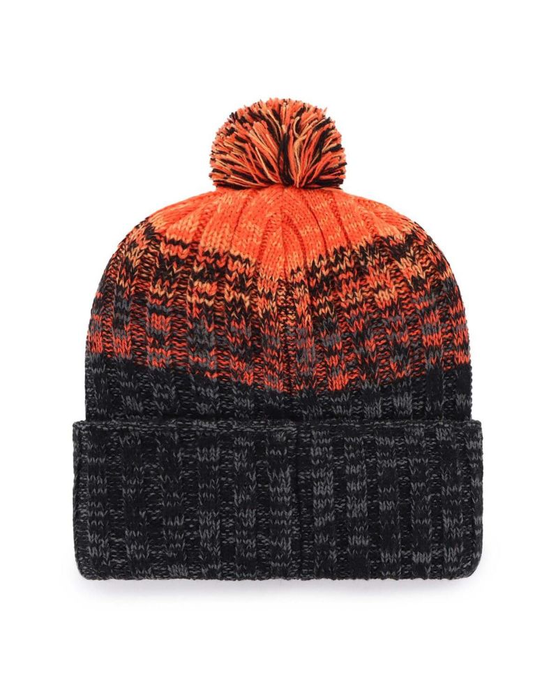 Men's Black San Francisco Giants Cascade Cuffed Knit Hat with Pom