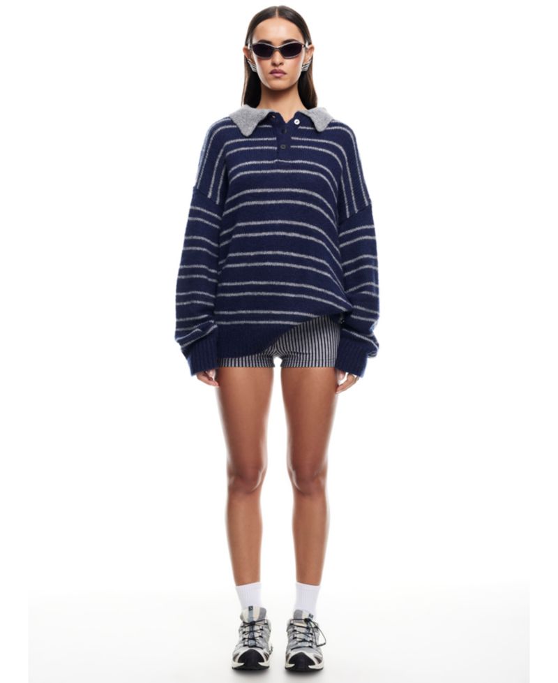 Women's Knit Button-Front Sweater