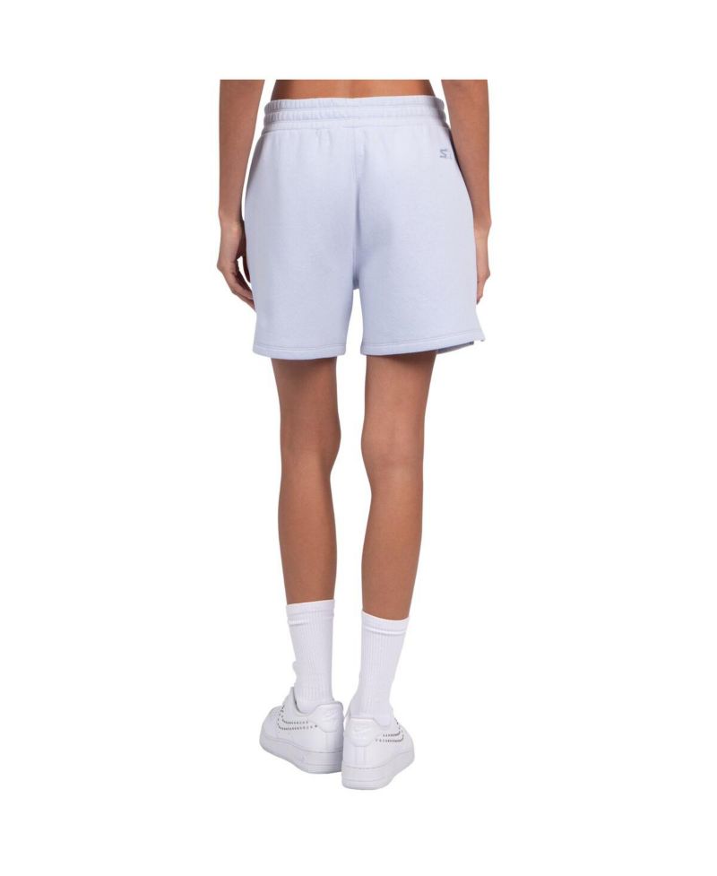 Women's Blue Golden State Warriors Pastel High Waisted Shorts