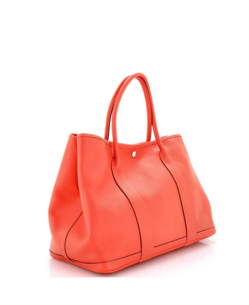Pre-Owned Herm&eacute;s Garden Party Large Leather Work Tote
