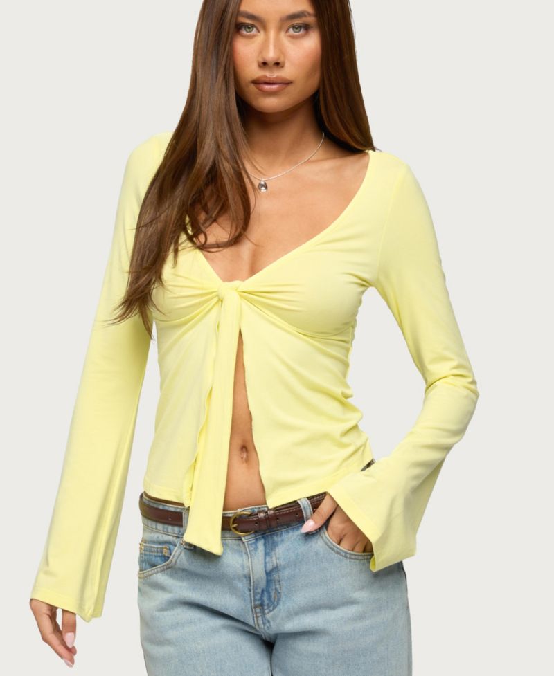 Women's Scarlette Tie Front Top