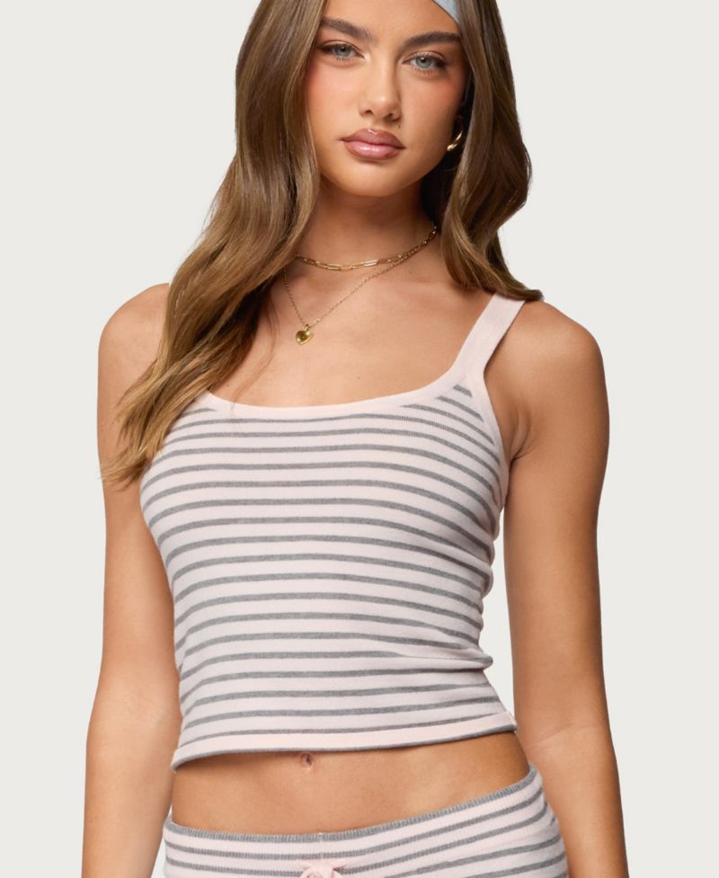 Women's Lillian Striped Knit Tank Top