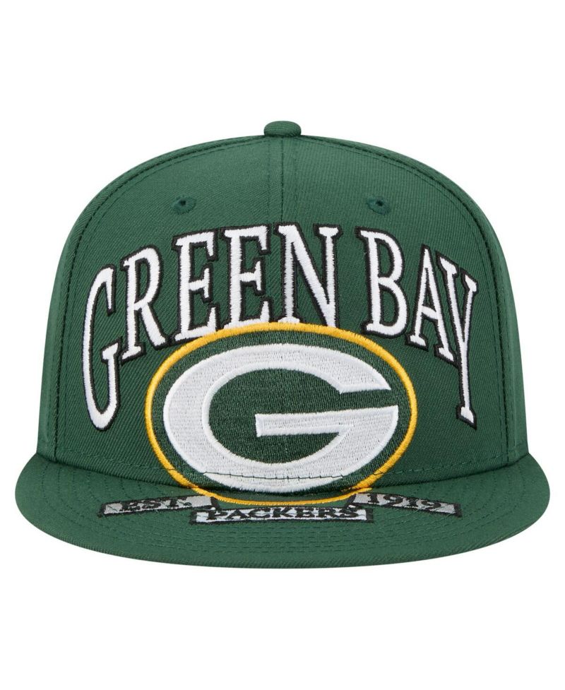 Men's Green Green Bay Packers Oversized 59FIFTY Fitted Hat