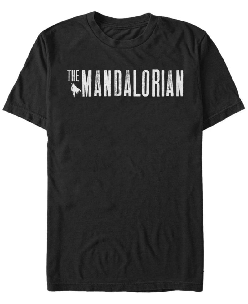 Star Wars The Mandalorian Simple Logo Short Sleeve Men's T-shirt