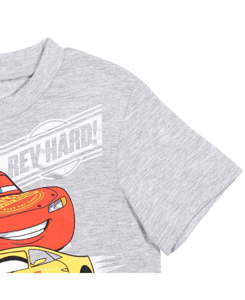 Boy's 6-8 Lightning McQueen Racing 2-Piece T-Shirt and Shorts Set