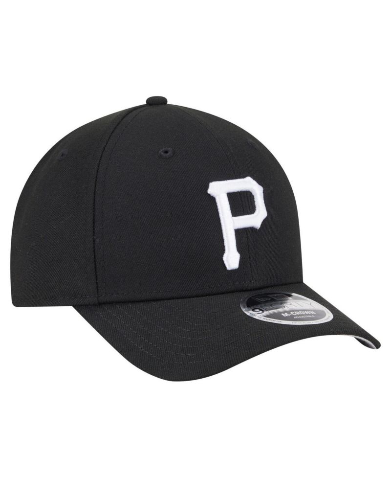 Men's Black Pittsburgh Pirates Player Replica 9FORTY Adjustable Hat