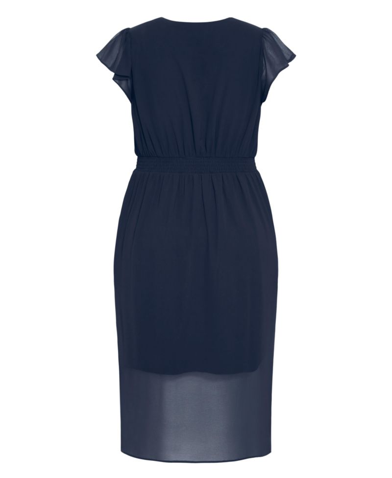 Plus Size Wrap Swing Dress