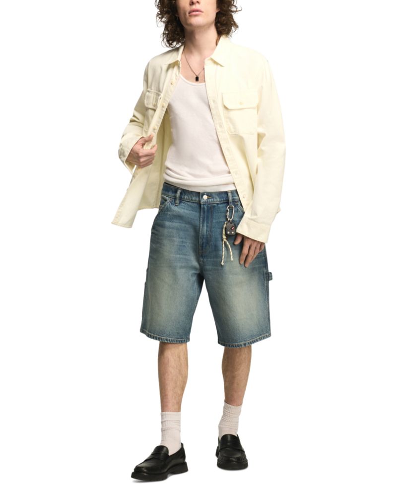 Men's Baggy Carpenter Denim Shorts