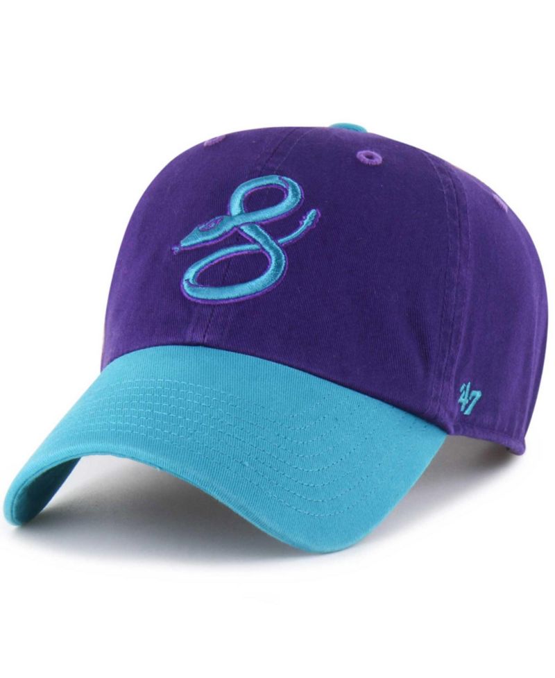 Men's '47 Purple Arizona Diamondbacks City Connect Clean Up Adjustable Hat