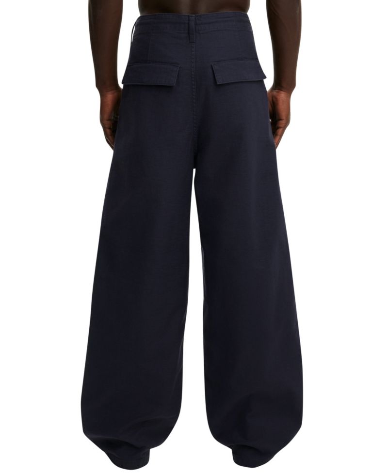 Men's Super Baggy Utility Slub Pants