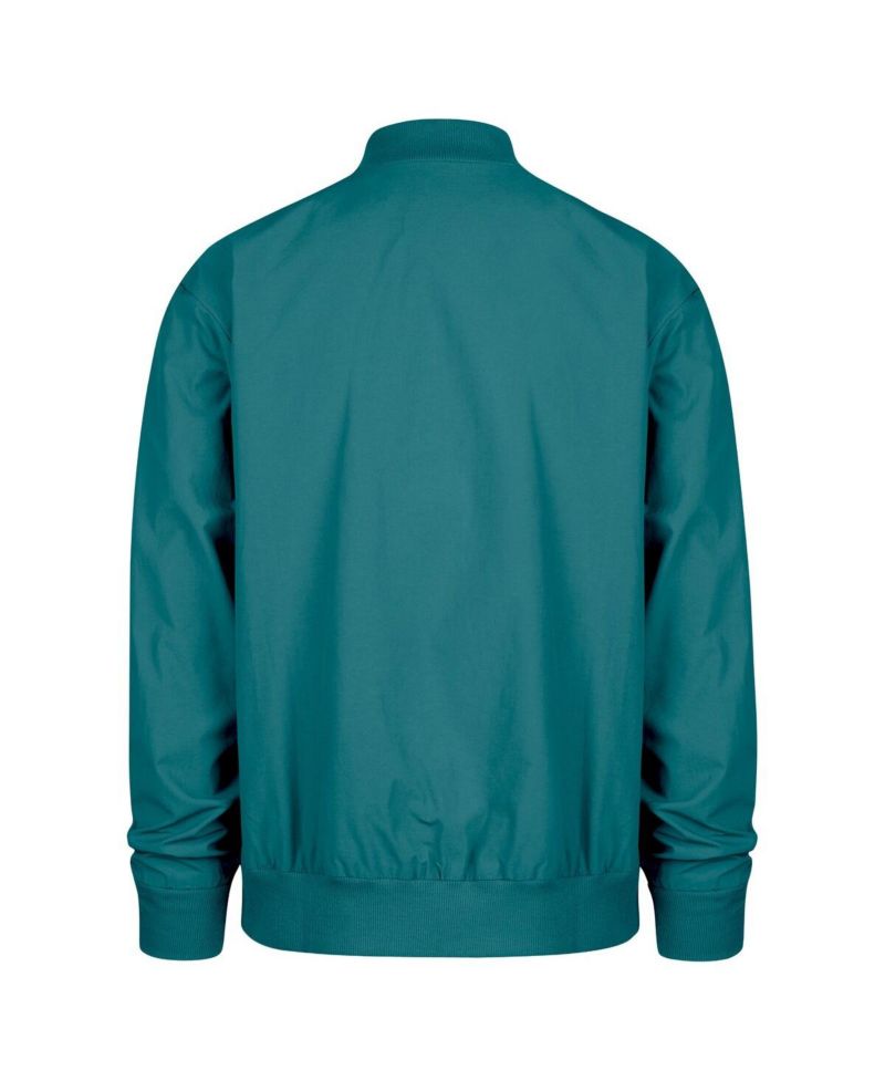 Men's Hunter Green Boston Red Sox Anderson Twill Full-Snap Bomber Jacket