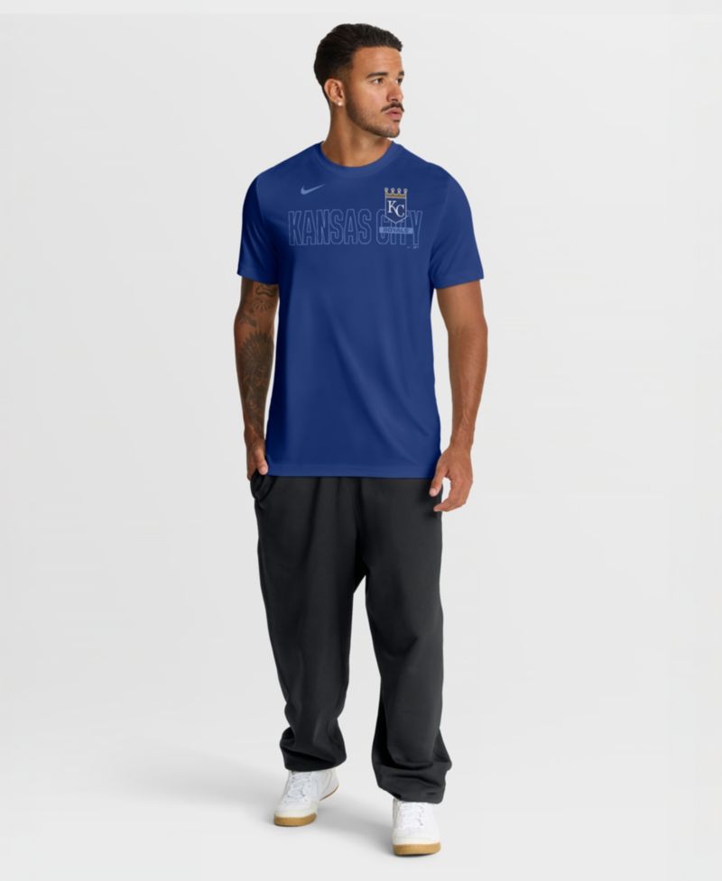 Men's Royal Kansas City Royals Knockout Team Legend Dri-FIT T-Shirt