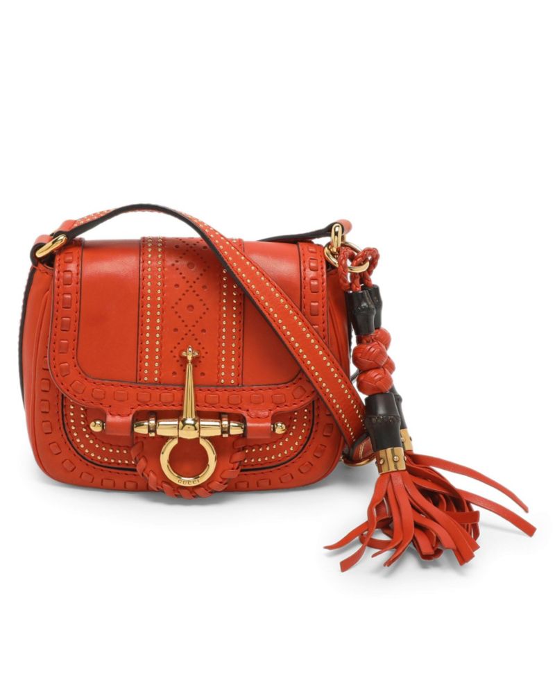 Women's Small Snaffle Bit Studded Leather Shoulder Bag