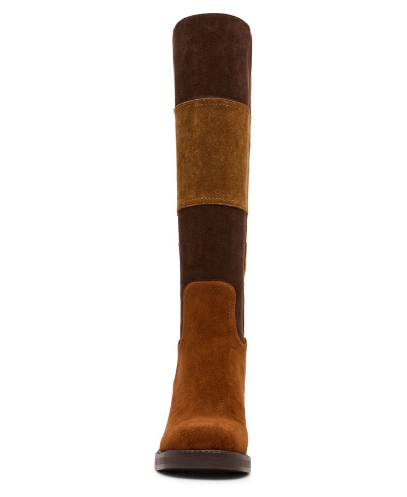 Women's Charity Patchwork Tall Platform Boots