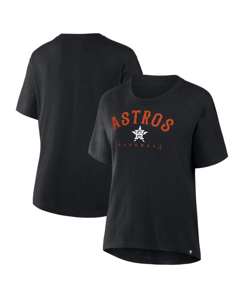Women's Black Houston Astros Relaxed fit Legacy T-Shirt