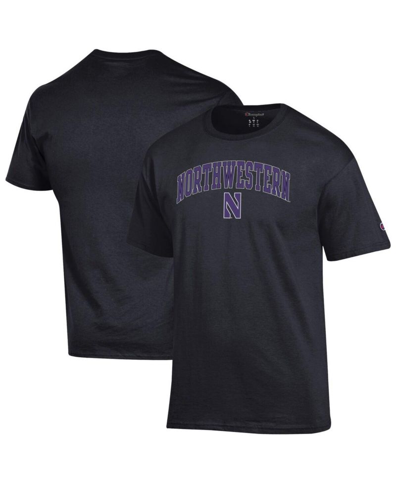 Men's Purple Northwestern Wildcats Arch Over Logo T-Shirt