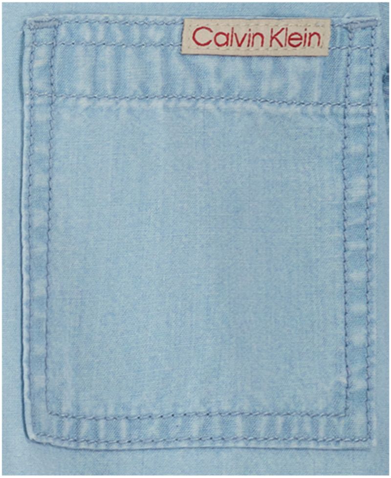 Boys' 8-16 Chambray Long-Sleeve Woven Shirt