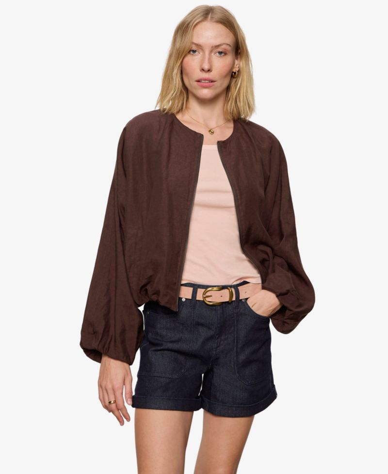 Women's Crewneck Bubble Jacket