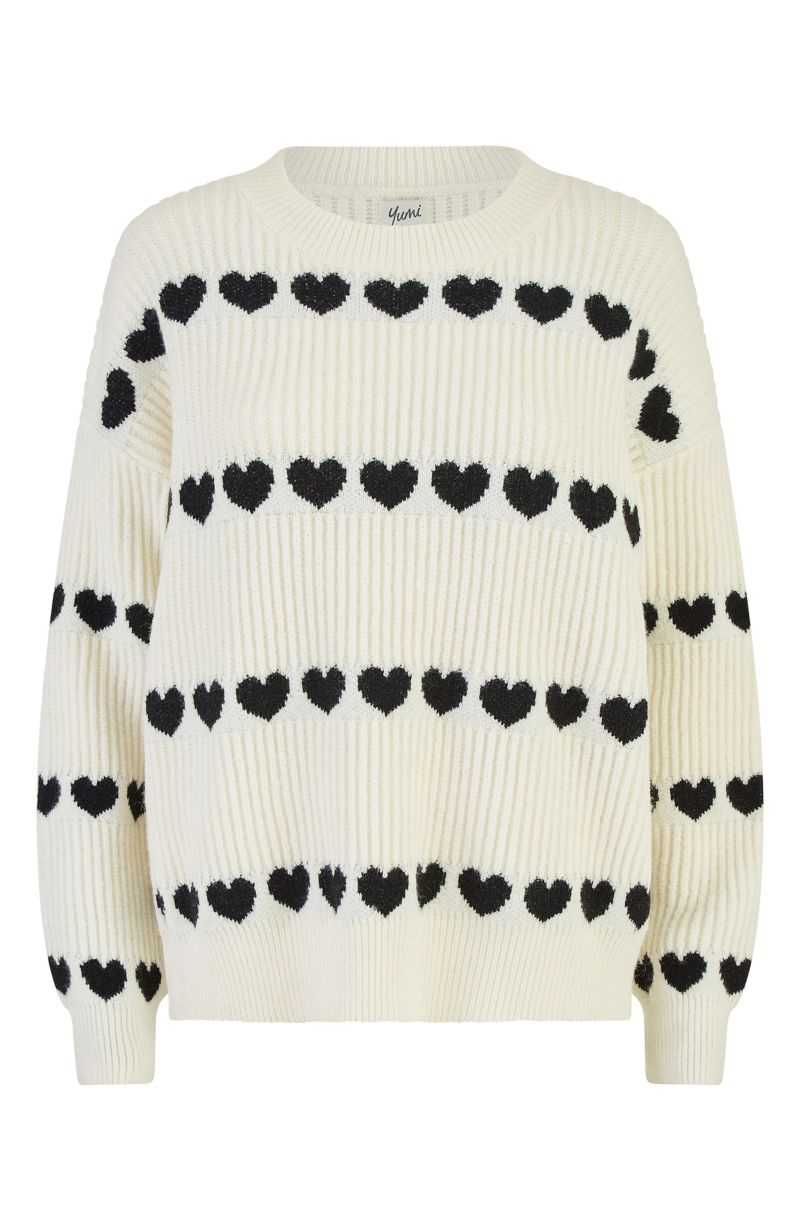 Women's Heart Stripes Jumper