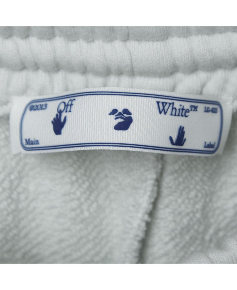 Women's White Print Cotton Drawstring Straight Leg Pants
