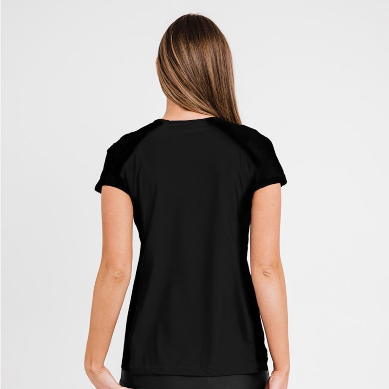 Women's Loose Fit Short Sleeve UPF 50+ Adele Swim Top
