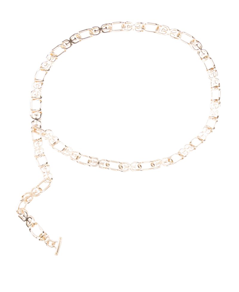 Women's Double-E Logo Chain Dress Belt