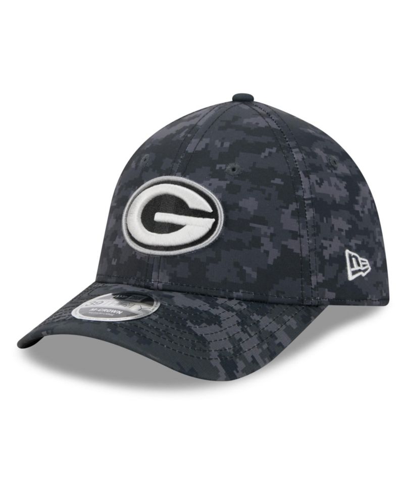 Men's Black Green Bay Packers 2026 Salute to Service 39THIRTY Flex Hat