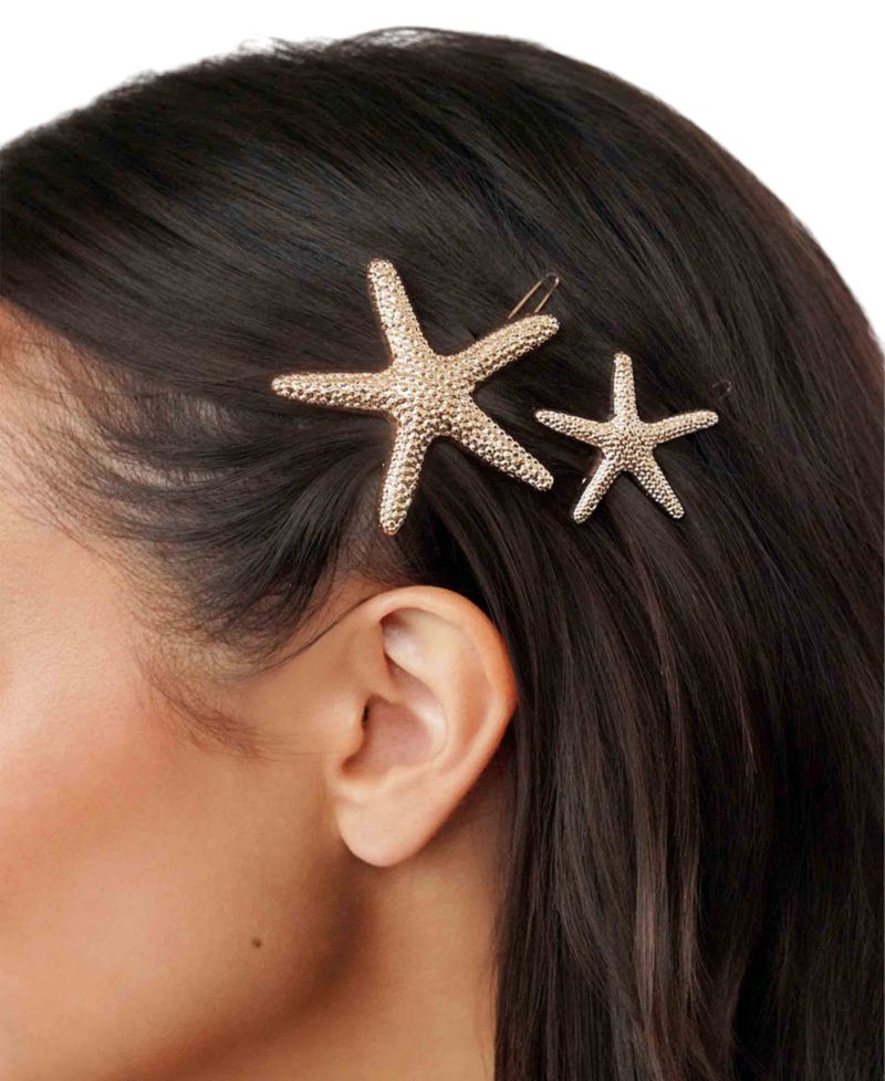 Starfish Barrette Set
