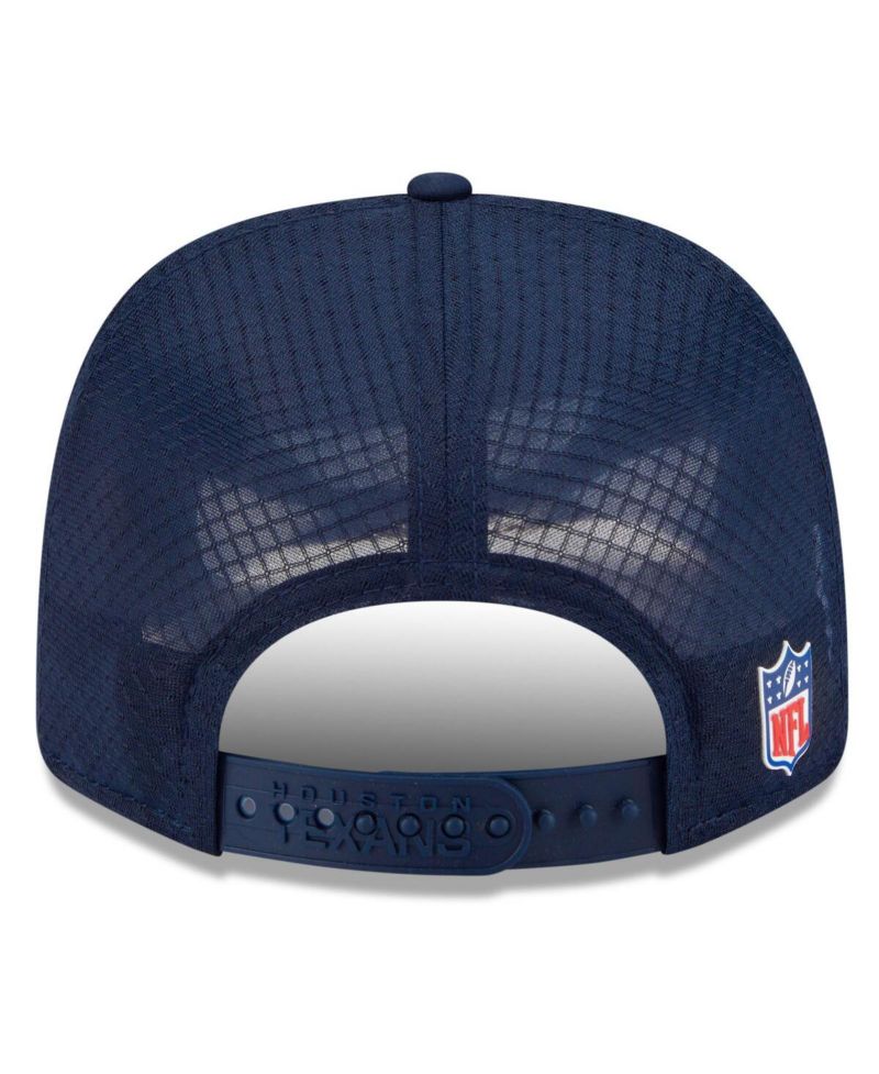 Men's Navy Dallas Cowboys 2025 Sideline Throwback 9SEVENTY Trucker Adjustable Hat