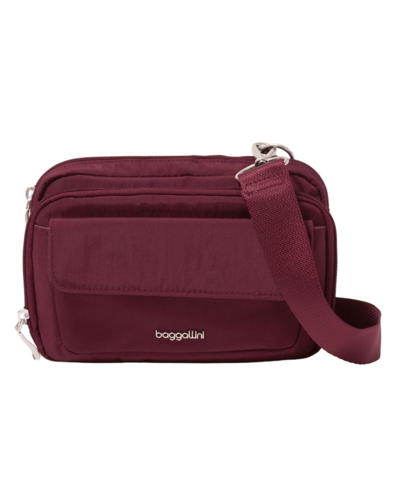 Modern Everywhere Mini Double Zipper Crossbody Handbag