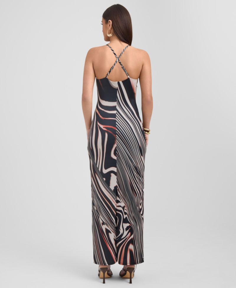 Women's Halter Neck Maxi Dress