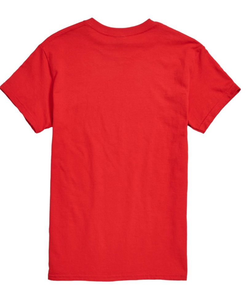 Men's Snoopy and Christmas Wreath Graphic T-Shirt