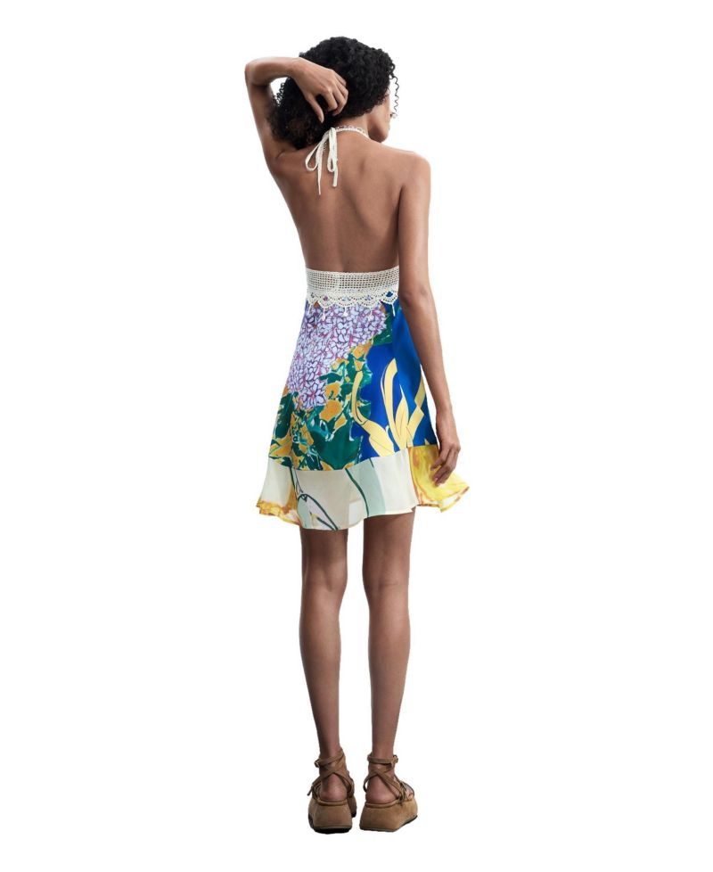 Women's Sleeveless printed dress
