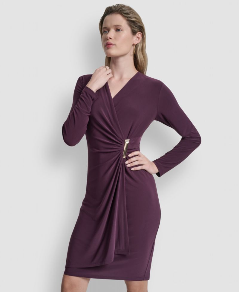 Women's V-Neck Wrap Dress