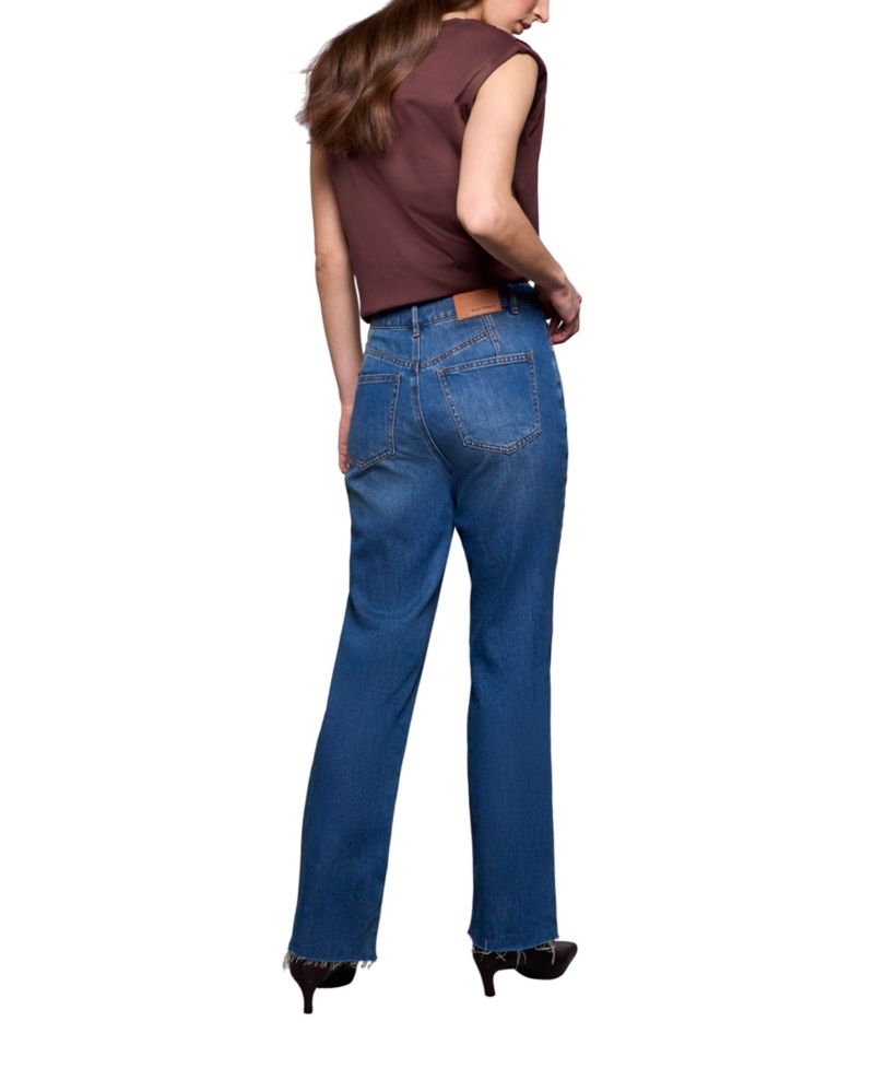 Women's Sophia Mid-Rise Straight-Leg Curvy Jeans