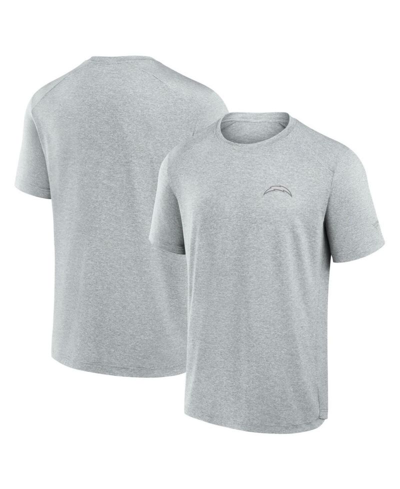 Men's Gray Los Angeles Chargers Front Office Tech T-Shirt