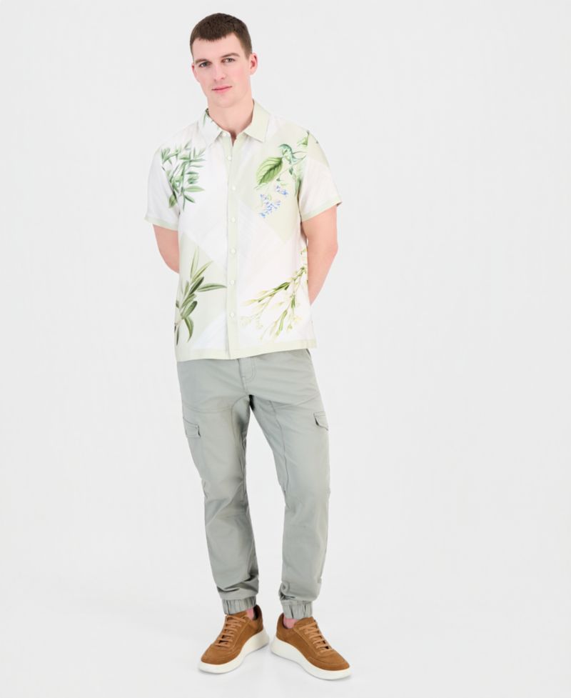 Men's Rayon Woven Bloom Shirt