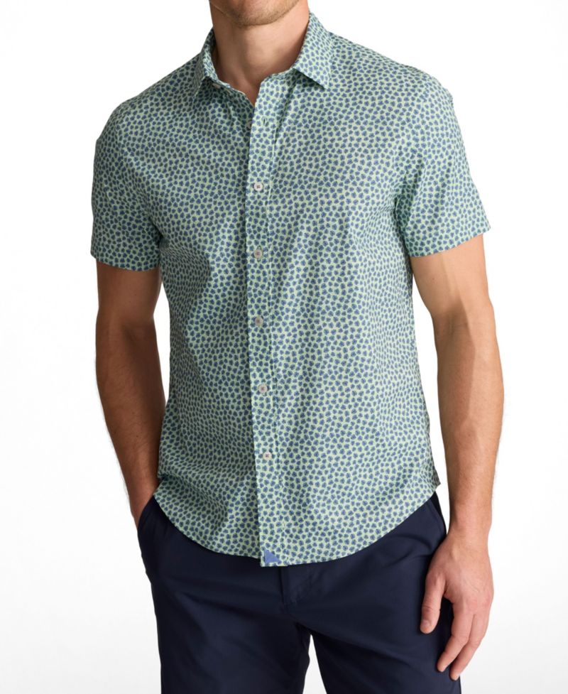 Men's Regular Fit Performance Short-Sleeve Kyros Shirt