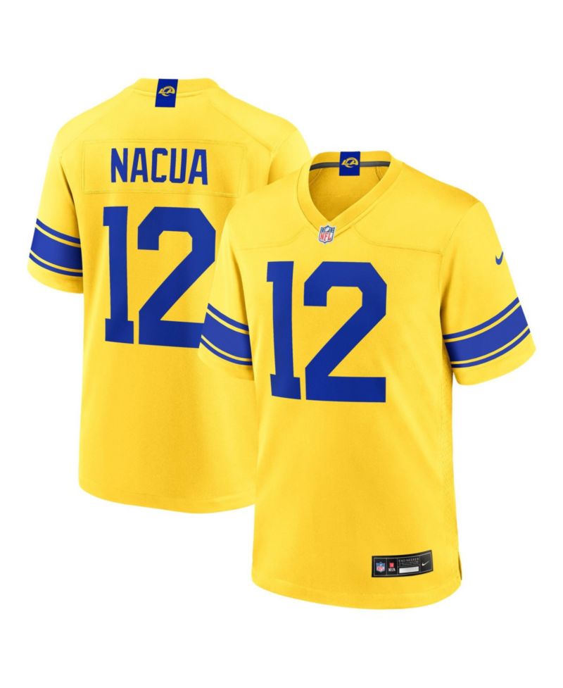 Men's Puka Nacua Los Angeles Rams Classic Sol Game Jersey