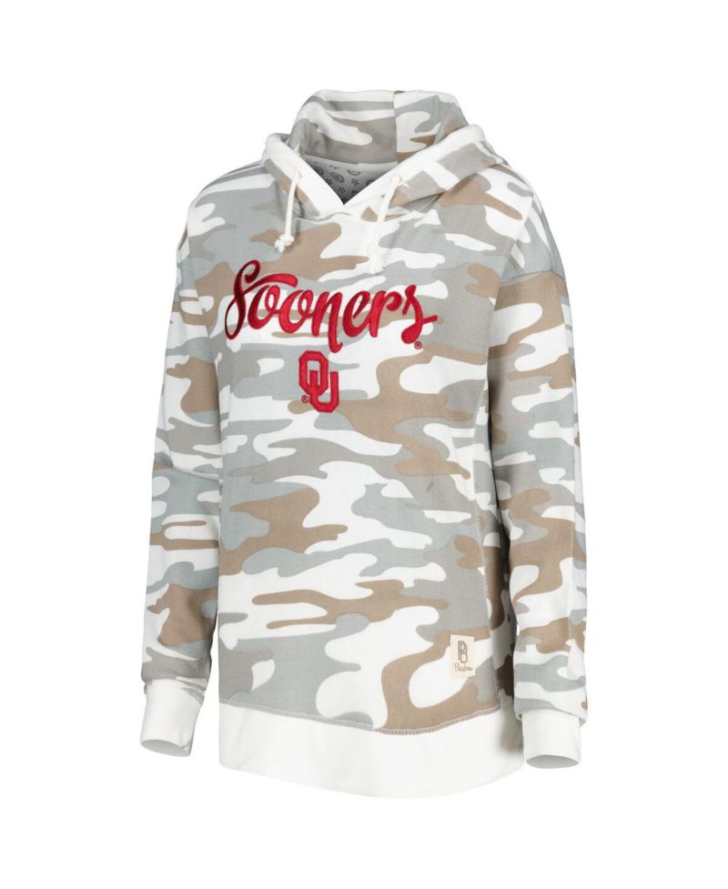 Women's Camo Oklahoma Sooners San Pablo Pullover Hoodie