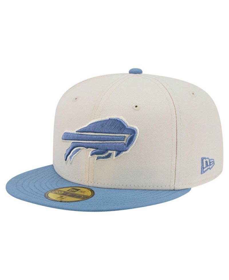 Men's Cream/Blue Buffalo Bills Color Pack 59FIFTY Fitted Hat