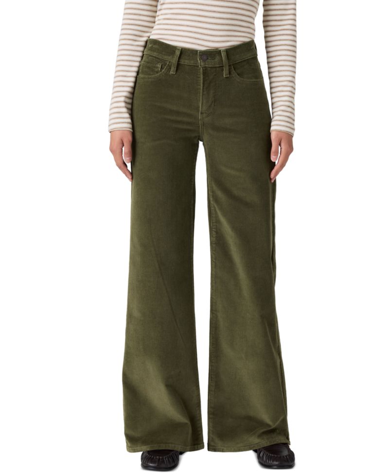 Corduroy 318 Shaping Wide-Leg Pants