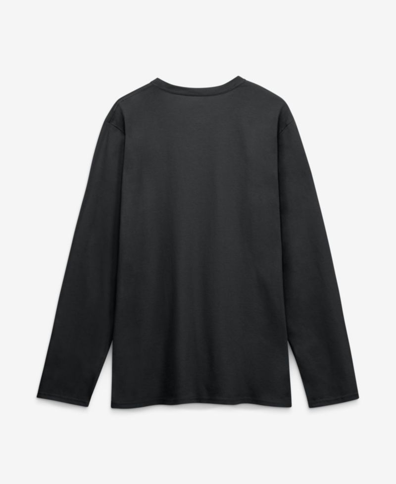 Men's Black Green Bay Packers Primary Logo Long Sleeve T-Shirt
