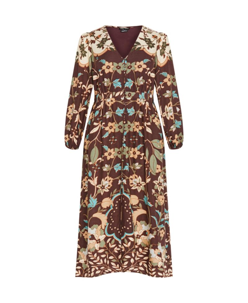 Women's Florence Placement Maxi Dress